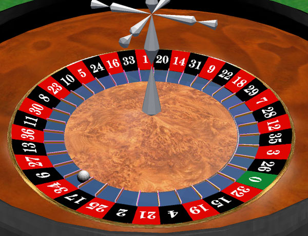 simple roulette ganbling